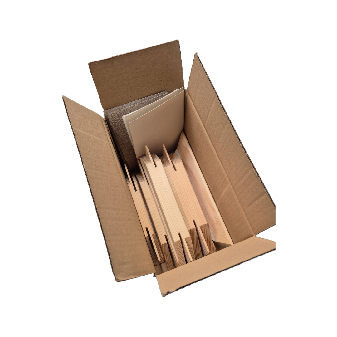 Sample Pack: Stretcher Bars & Canvas Fabrics