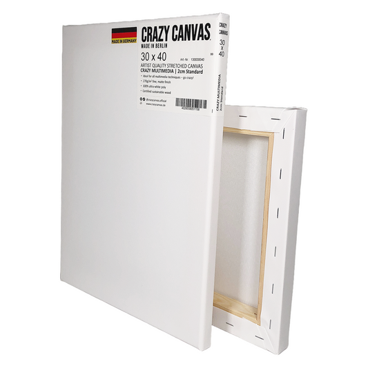 Bespannter Keilrahmen CRAZY MULTIMEDIA, 2-Pack - Made in Germany