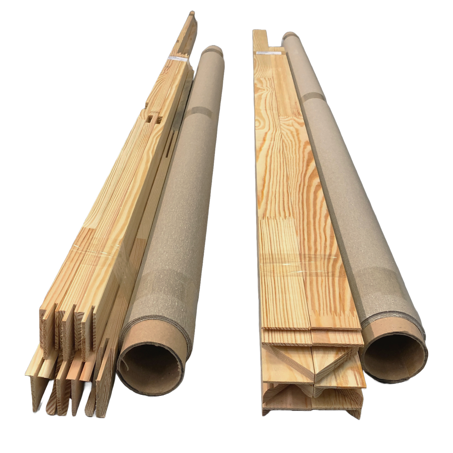 Keilrahmen Bausatz mit Baumwolle Grundiert - Selbst Zusammenbauen