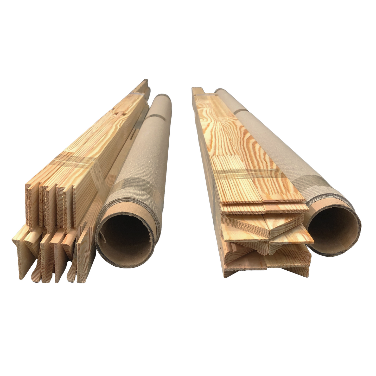 Keilrahmen Bausatz mit Baumwolle Grundiert - Selbst Zusammenbauen