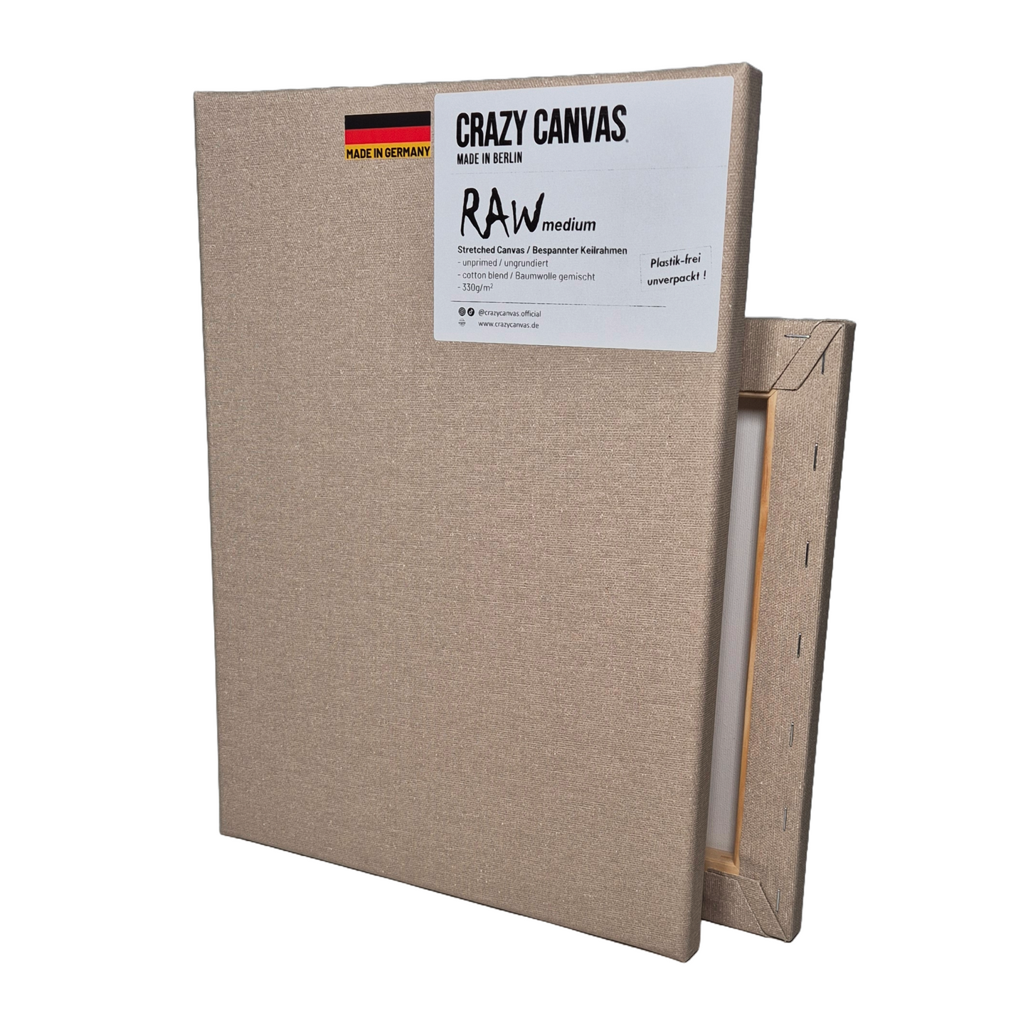 Keilrahmen KONFIGURATOR - Bespannte Leinwand nach Maß