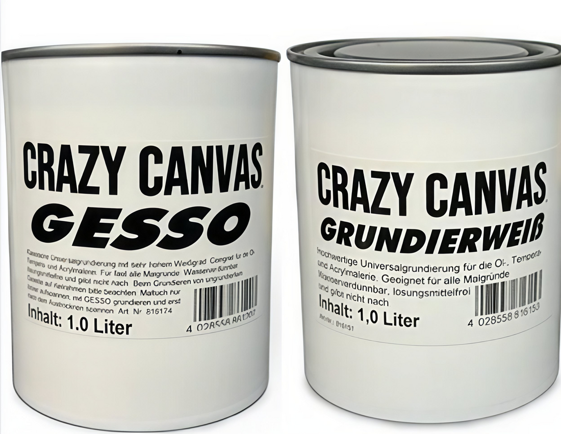 Gesso vs. Grundierweiß: Unterschiede & richtige Anwendung