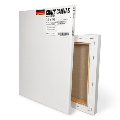 Stretched Canvas COTTON CLASSIC, 2-Pack - Made in Germany