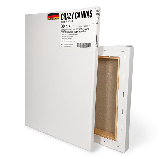 Stretched Canvas COTTON CLASSIC, 2-Pack - Made in Germany