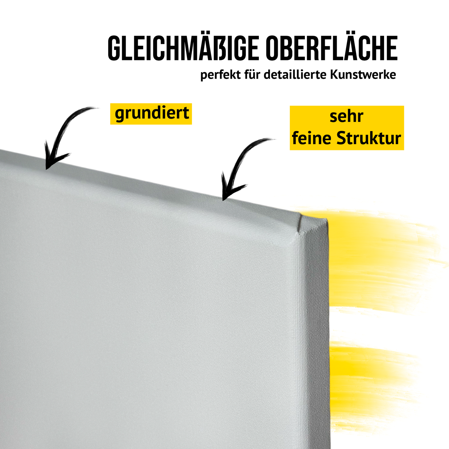 Stretched canvas frame COTTON FINE, 2-Pack - Made in Germany