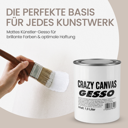 Gesso weiß matt - 1 Liter