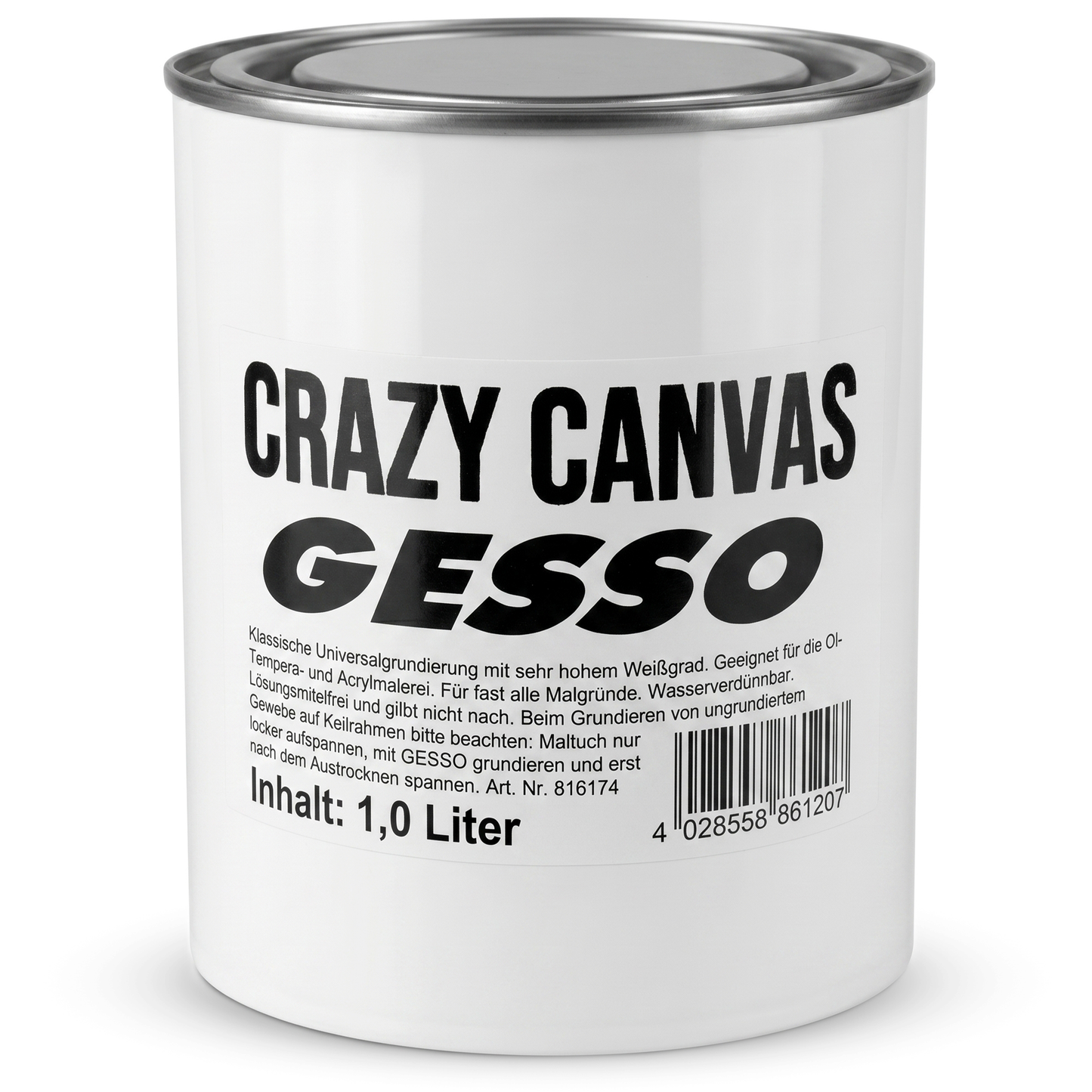 Gesso weiß matt - 1 Liter