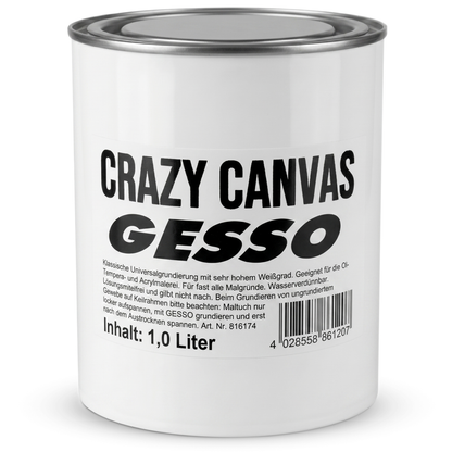Gesso weiß matt - 1 Liter