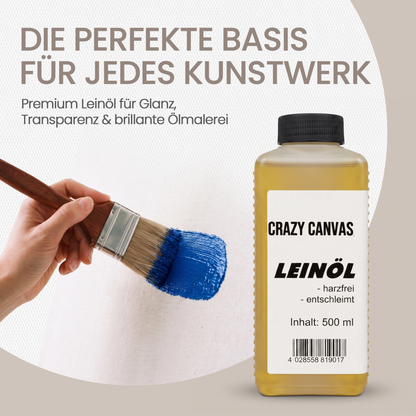 Linseed Oil for Oil Paints - Various Sizes