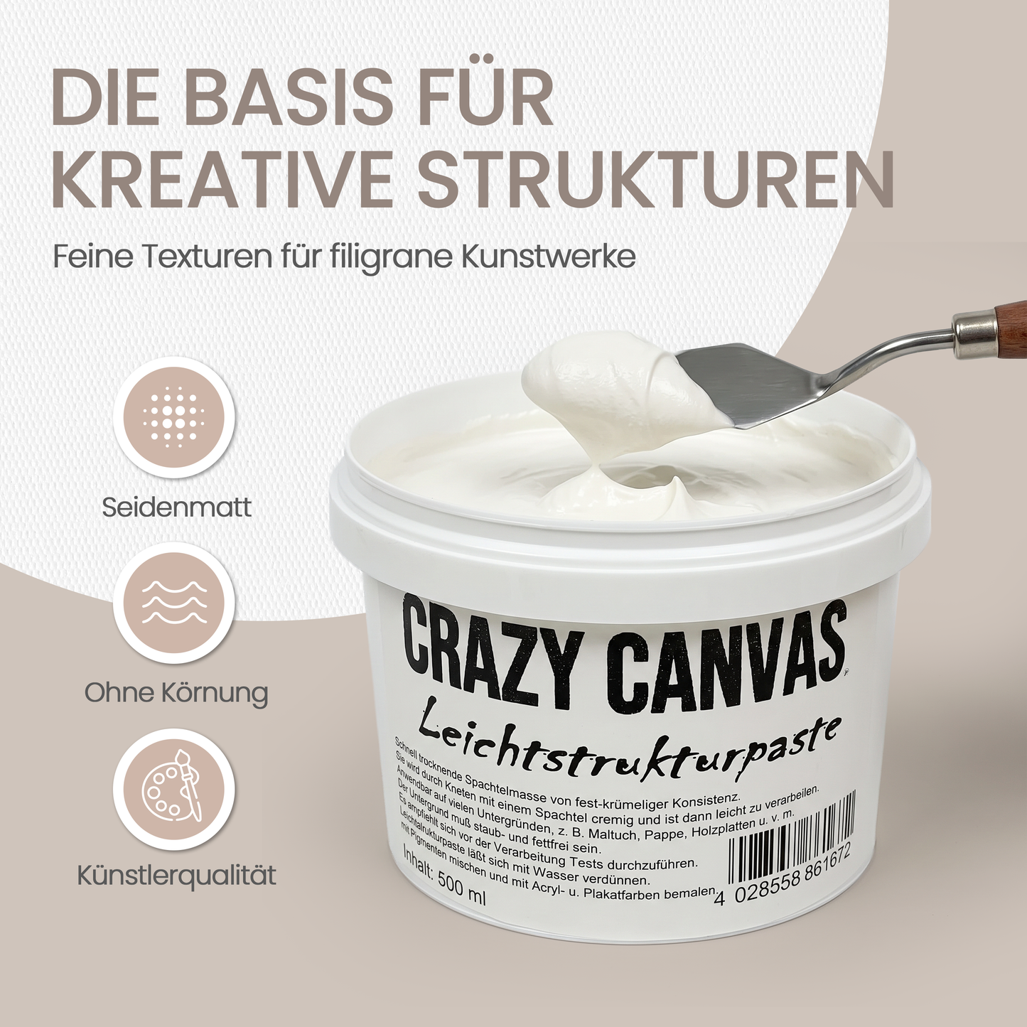 Modeling paste fine, light - different sizes
