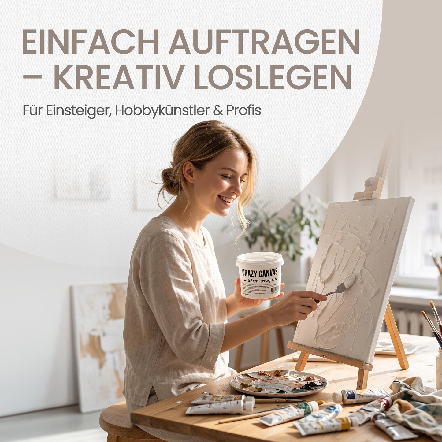 Modeling paste fine, light - different sizes