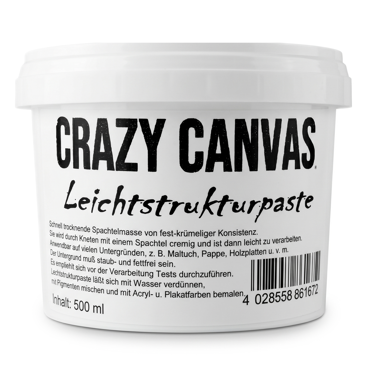 Modeling paste fine, light - different sizes