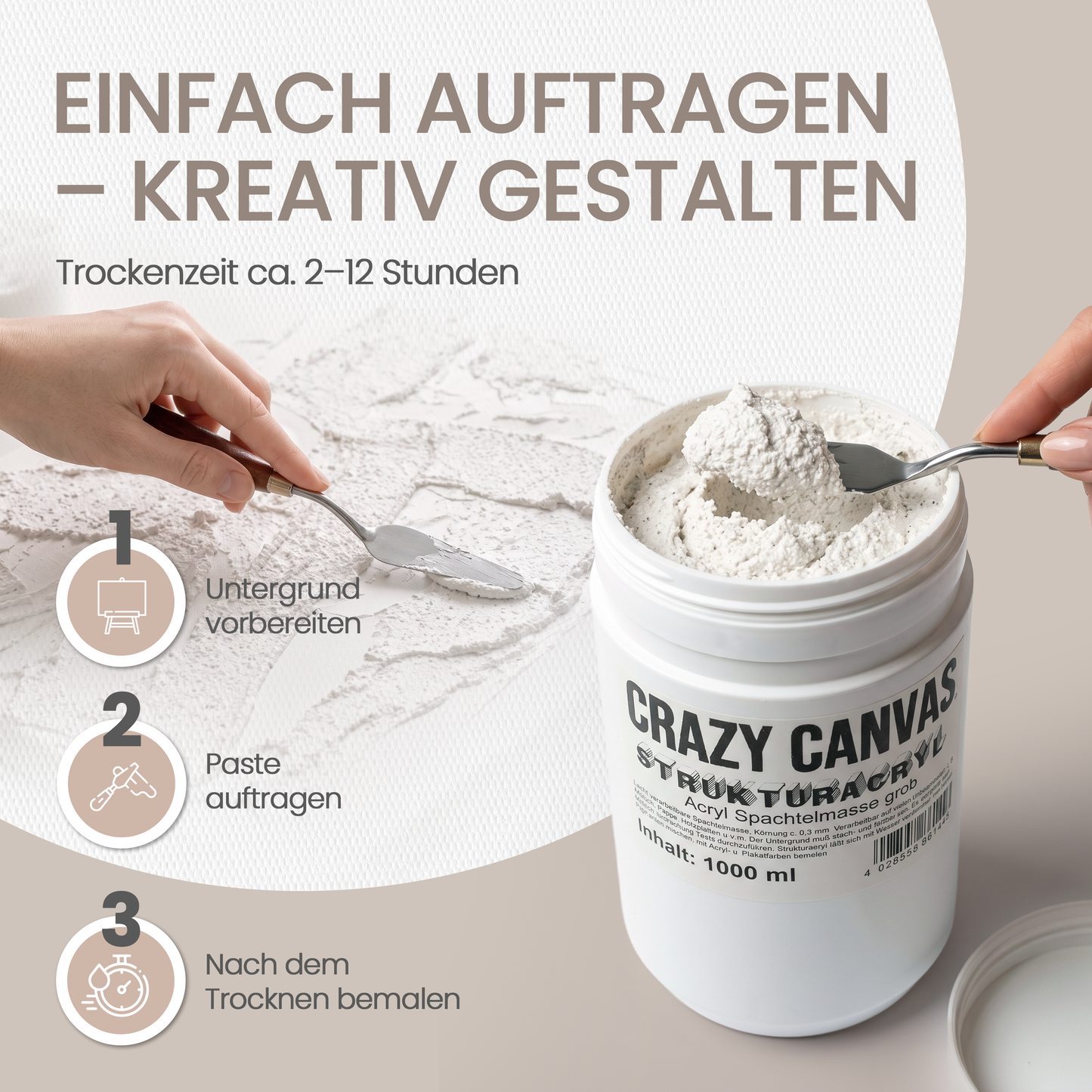 Structural paste coarse, heavy - various sizes