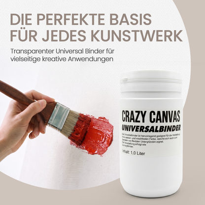 Universalbinder - Allrounder für Acryl, Pigmente, Grundierungen - 1 Liter