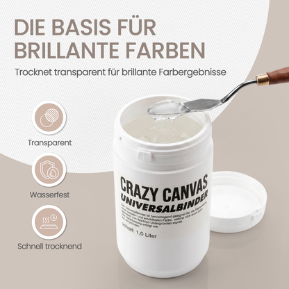 Universalbinder - Allrounder für Acryl, Pigmente, Grundierungen - 1 Liter