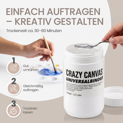 Universalbinder - Allrounder für Acryl, Pigmente, Grundierungen - 1 Liter